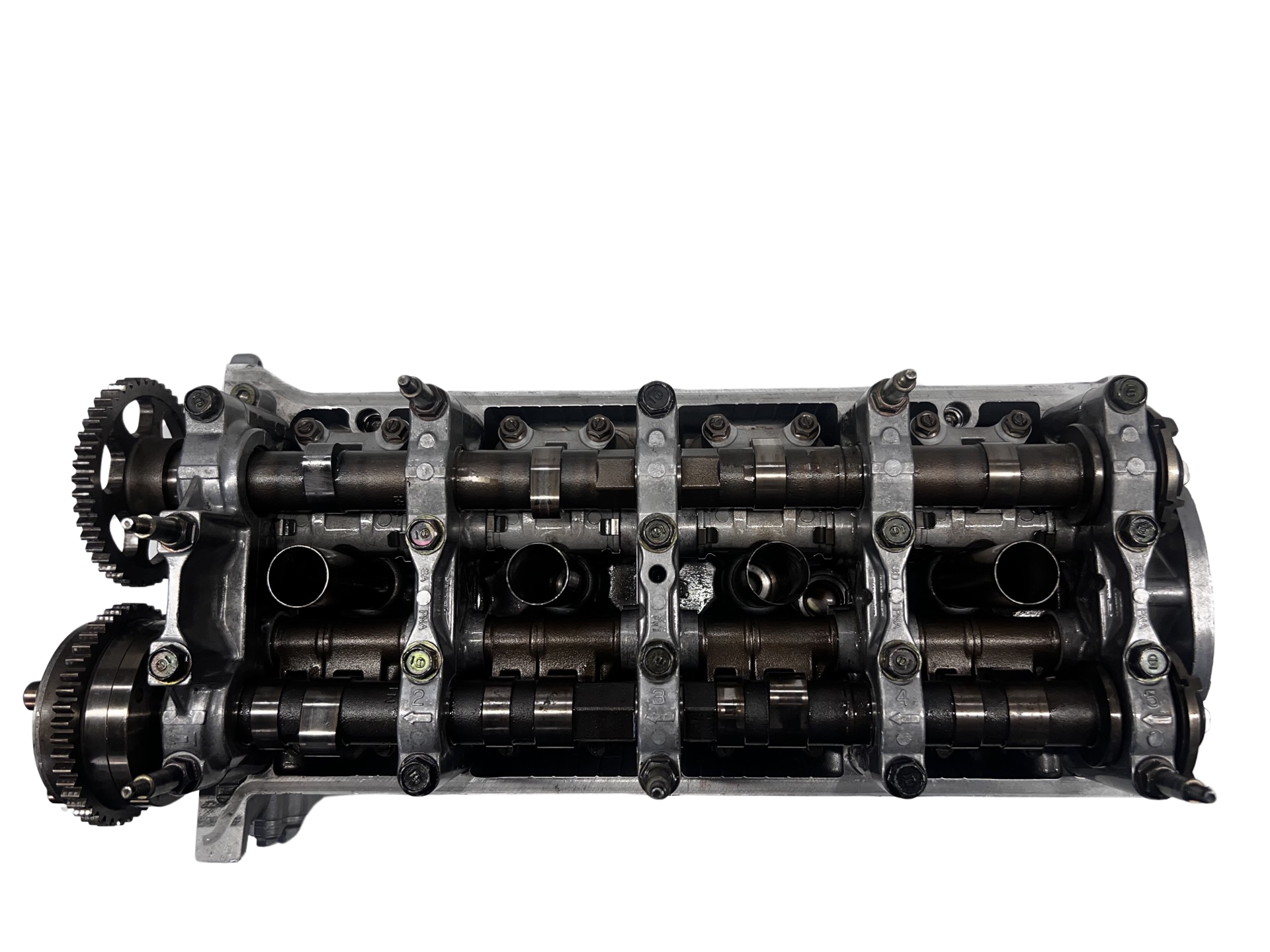 Top view of cylinder head for a Honda K24A RAA 2.4L