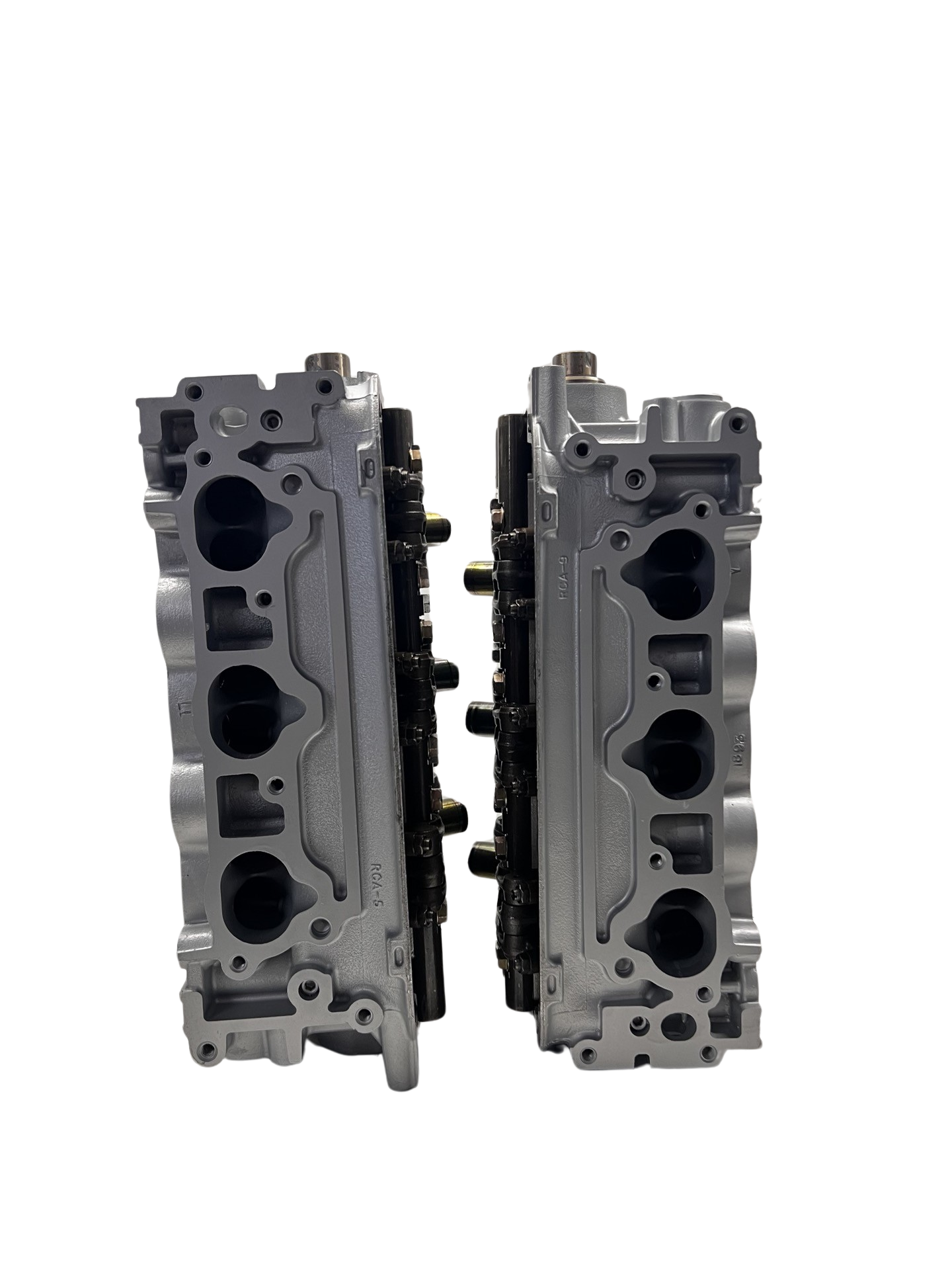 Intake side of cylinder heads for a Honda 3.0L Casting #RCA (SOLD IN PAIR)