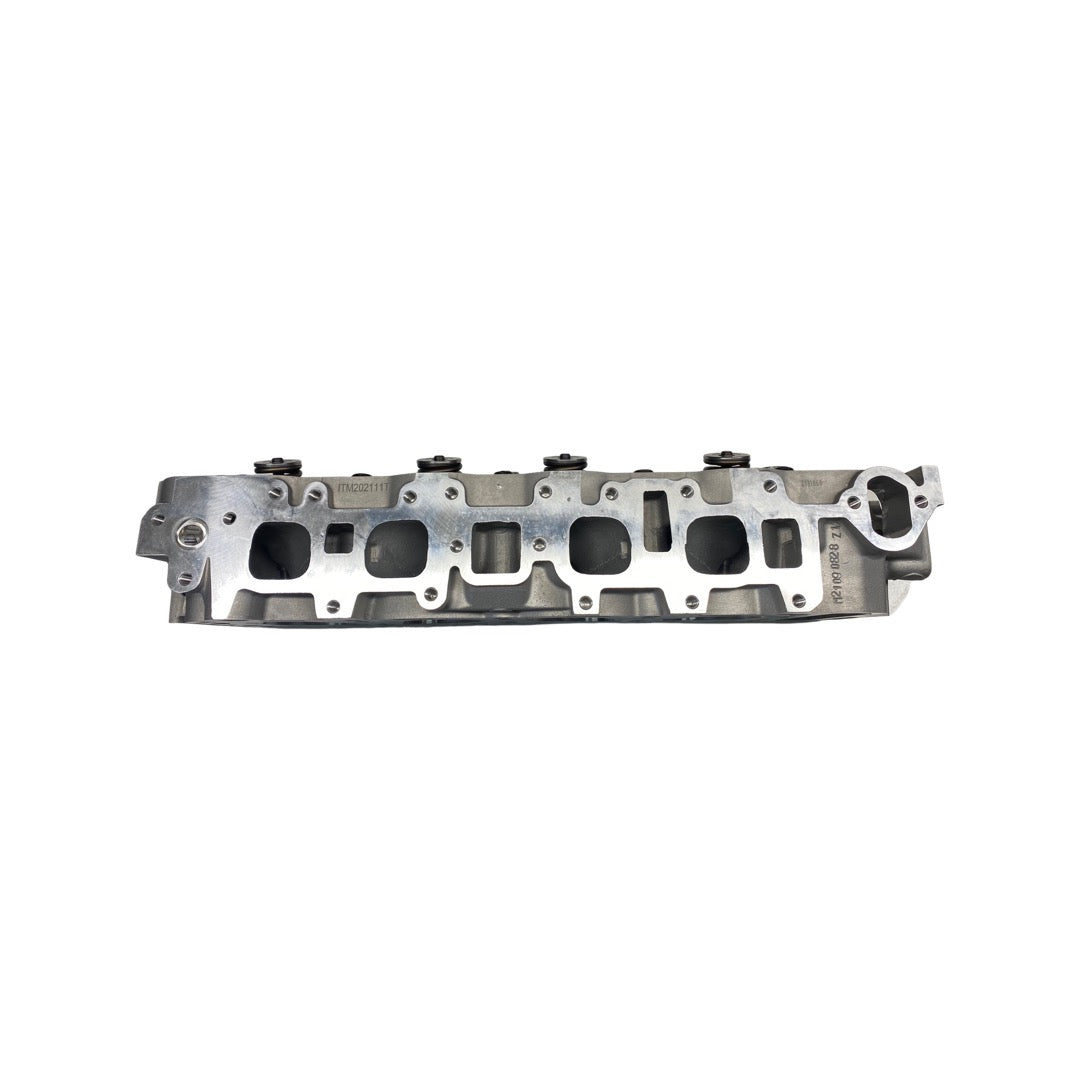 Exhaust side view of NEW TOYOTA ALUMINUM CYLINDER HEAD SOHC 22R / 22R-E
